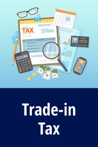 Trade-in sales tax calculation